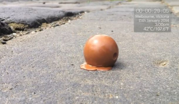 El fuerte calor también golpea a Australia y se derrite todo