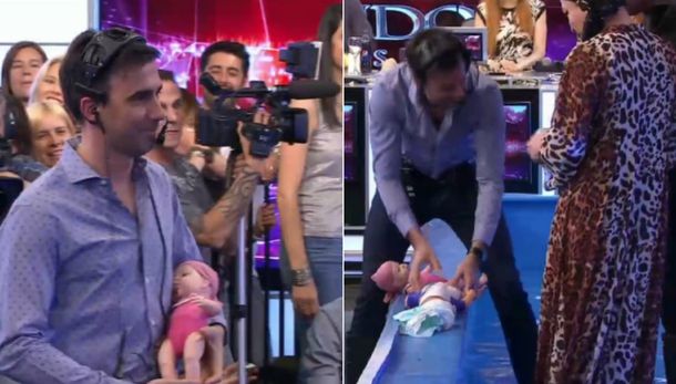 ¡Atención, Laurita! Fede Hoppe ya puede ser papá: aprendió a cambiar pañales