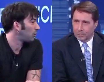 La reacción de Feinmann en su programa a un jingle que presentó Pedro Rosemblat