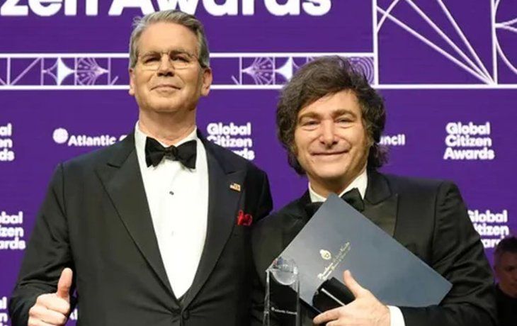 Scott Bessent y Javier Milei