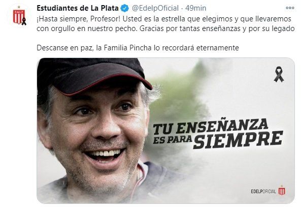 El mensaje de Estudiantes a Alejandro Sabella