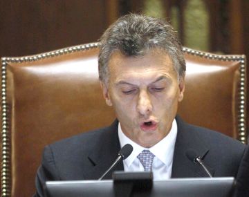 El blooper de Mauricio Macri en su discurso en la Legislatura