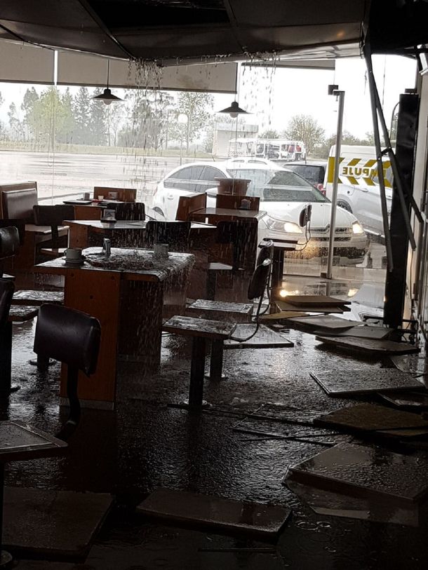 Impresionante tormenta de granizo en el sudoeste de Córdoba