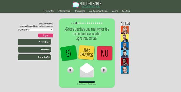 ¿Qué candidato deberías votar según tus opiniones? Un test te lo revela