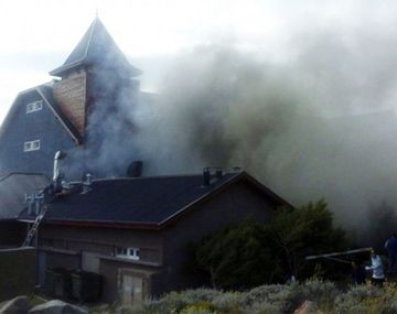 Principio de incendio en el Hotel Alto Calafate