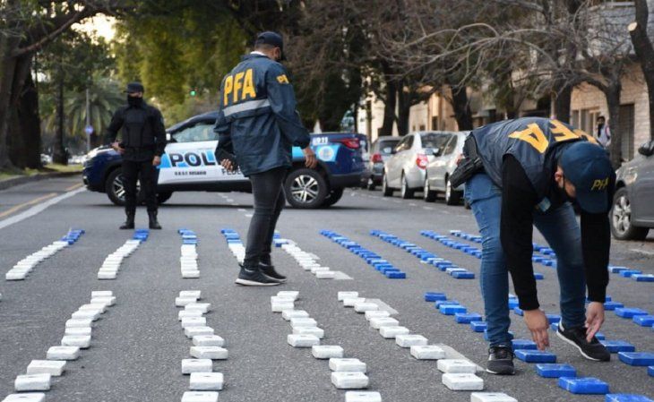 Detienen con 400 kilos de cocaína pura a miembros de una banda de Santa Fe
