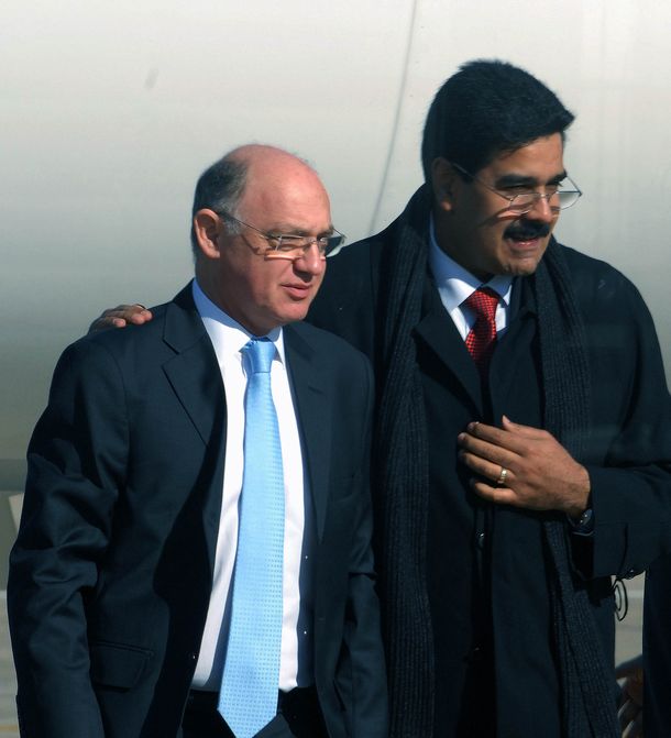 El canciller Timerman junto al vice venezolano