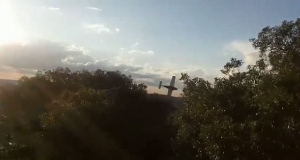 VIDEO: Así cayó la avioneta en La Cumbre