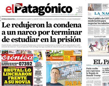 Tapas de diarios del 24 de diciembre de 2016