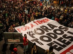 Marchas en Brasil contra Temer Marchas en Brasil contra Temer