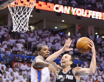 San Antonio le ganó a Oklahoma y Ginóbili jugará otra final en la NBA
