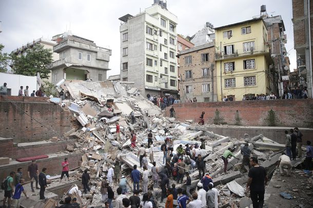 Las imágenes del terremoto devastador en Nepal