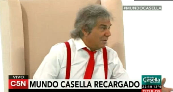 Beto Casella debutó con Mundo Casella Recargado, por C5N