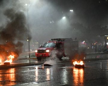 Se levantó el acampe en Desarrollo Social luego de una intensa jornada de protesta