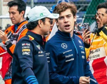 Colapinto celebró el regreso de Checo Pérez a la Fórmula 1: su reacción