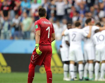 Muslera en la derrota de Uruguay ante Francia - Crédito:&nbsp;www.fifa.com