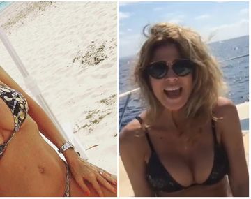 Flavia Palmiero y un lomazo envidiable a los 50 