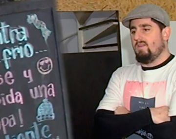 Cruzada contra el frío y el hambre en La Plata: regalan sopa caliente