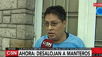 vecino de manteros de flores increpo a periodista de c5n vecino de manteros de flores increpo a periodista de c5n