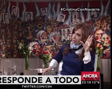 {altText(,#CristinaConNavarro fue TT global y C5N estuvo entre los canales más vistos)}