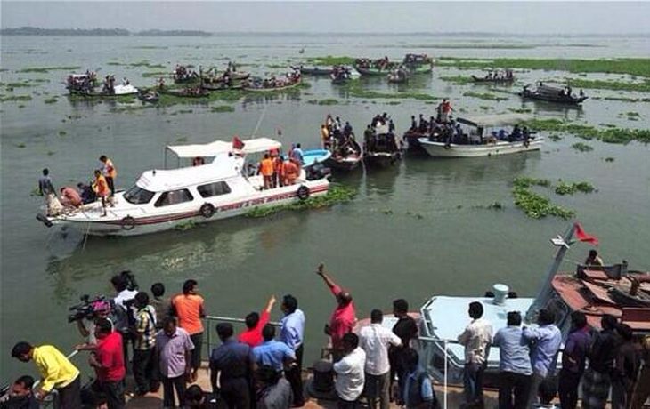 Más de 10 muertos y 50 desaparecidos en Bangladesh al hundirse un barco