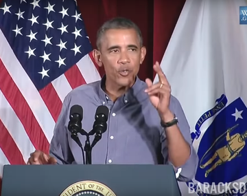 Obama cantando un tema de Michael Jackson