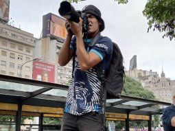 Pablo Grillo recibió un proyectil en la cabeza durante la marcha. Pablo Grillo recibió un proyectil en la cabeza durante la marcha.