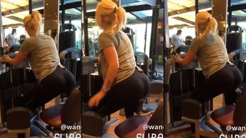 Wanda Nara entrena su cola Wanda Nara entrena su cola