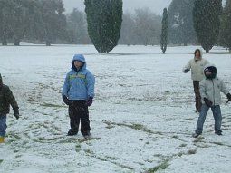 Nieve en Buenos Aires.