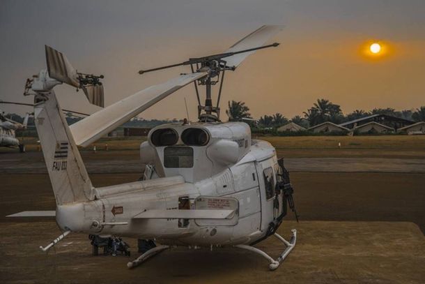 La Fuerza Aérea Uruguaya envía un helicóptero a Brasil para colaborar con las tareas de rescate.