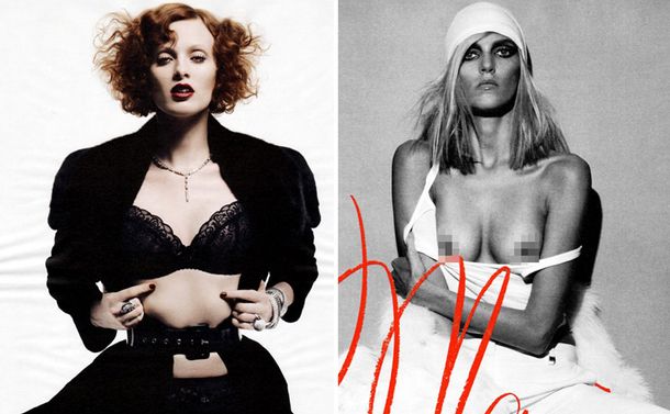 El topless de Candice Swanepoel y Anja Rubik