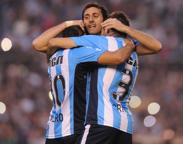 En la despedida de Milito