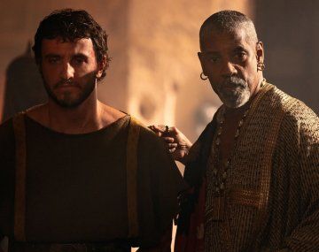 Paul Mescal & Denzel Washington en Gladiador II.