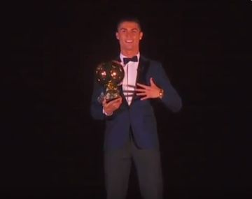 Cristiano Ronaldo  ganó el Balón de oro 2017