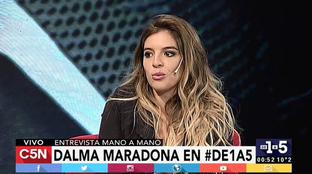 Dalma Maradona sobre Diego y Claudia: Esta situación no tiene que ver con la plata