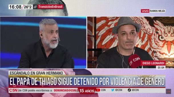 Diego Leonardi sobre Gran Hermano: Adentro de la casa no se vive como un juego
