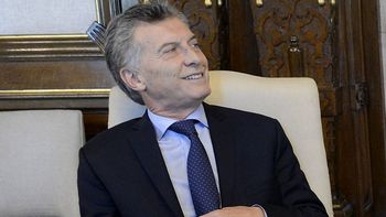 Macri, durante su entrevista a la TV alemana Macri, durante su entrevista a la TV alemana