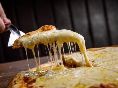 Nada más rico que una buena pizza.