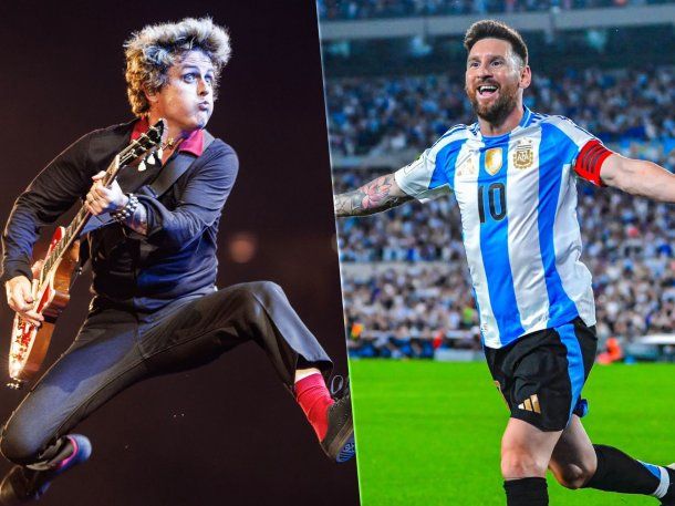 El mensaje del cantante de Green Day para Lionel Messi durante su show en Argentina