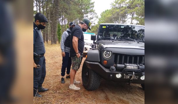El empresario fue detenido en Pinamar acusado de abuso sexual con acceso carnal. Foto: Pampa Monaco @pampamonaco