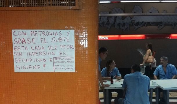 Los trabajadores del subte reclaman medidas de seguridad e higiene