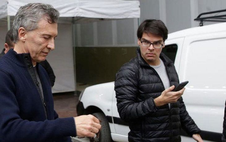 Mauricio Macri y Darío Nieto