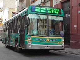 Colectivo de la línea 22