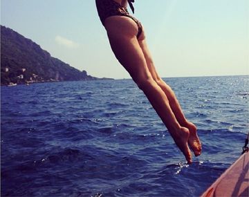 Kylie Minogue mostró su lado animal de vacaciones por Italia