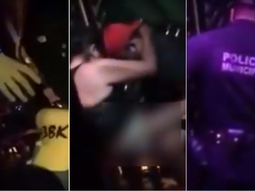 Los filmaron teniendo sexo en un bar