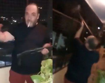 Un vecino festejó Año Nuevo a escopetazo limpio desde un balcón