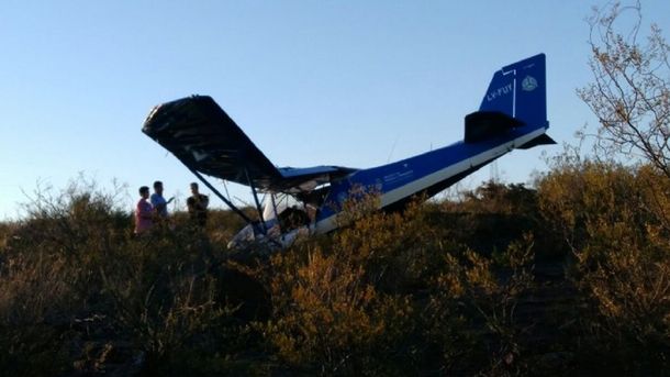 Avioneta caída en El Chocón