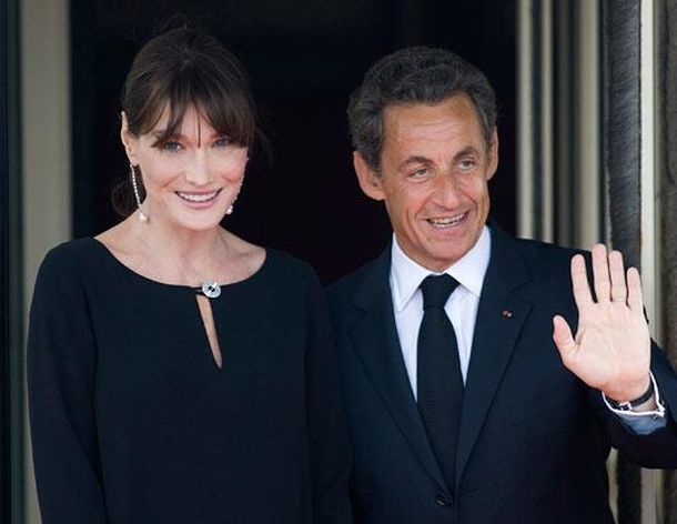 Carla Bruni y Nicolas Sarkozy