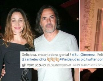 Lozano llenó de elogios a Susana en el teatro